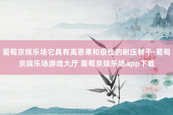 葡萄京娱乐场它具有高恶果和极佳的耐压材干-葡萄京娱乐场游戏大厅 葡萄京娱乐场app下载