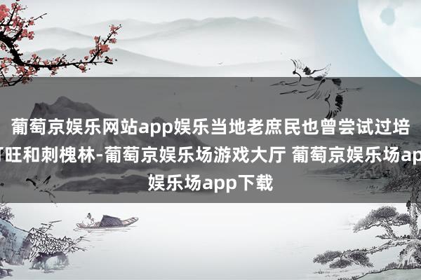葡萄京娱乐网站app娱乐当地老庶民也曾尝试过培植沙打旺和刺槐林-葡萄京娱乐场游戏大厅 葡萄京娱乐场app下载