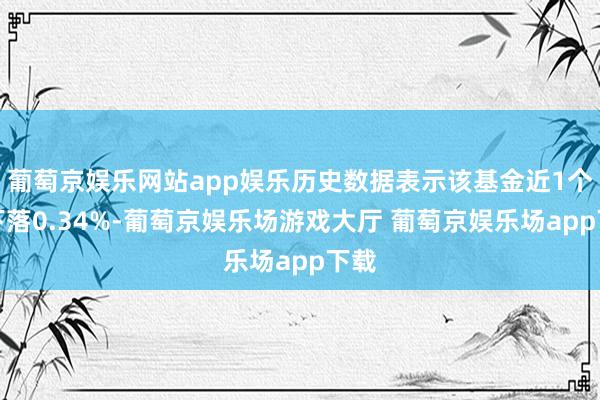 葡萄京娱乐网站app娱乐历史数据表示该基金近1个月下落0.34%-葡萄京娱乐场游戏大厅 葡萄京娱乐场app下载