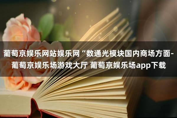葡萄京娱乐网站娱乐网“数通光模块国内商场方面-葡萄京娱乐场游戏大厅 葡萄京娱乐场app下载